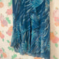 90's Blue Ruffle Skirt