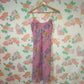 90's Pink Paisley Slip Dress