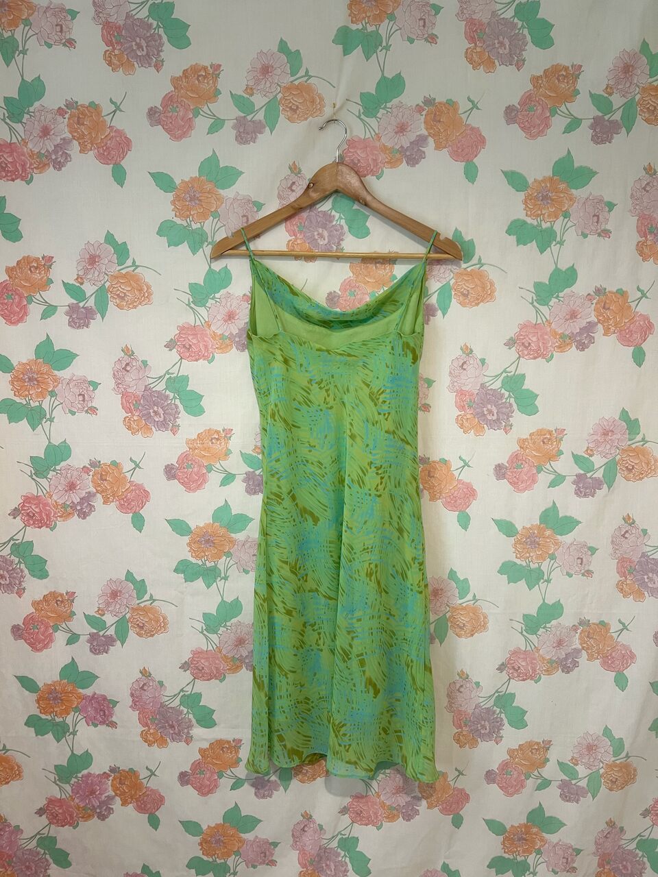 90’s Green Slip Dress