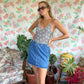 90's Denim Cargo Skirt