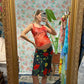 90's Red Sheer Tank Top