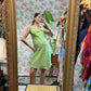 90’s Green Slip Dress
