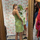 90’s Green Slip Dress