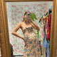 90's Colorful Printed Dress