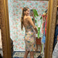 90's Colorful Printed Dress