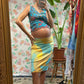 90’s Colorful Geometric Skirt