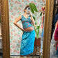 2000’s Blue Floral Skirt