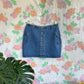 90's Denim Cargo Skirt