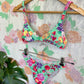 90's Flowery Bikini Set