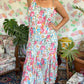 90's Assimetric Flower Dress