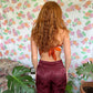 Vintage Embroidered Flower Set