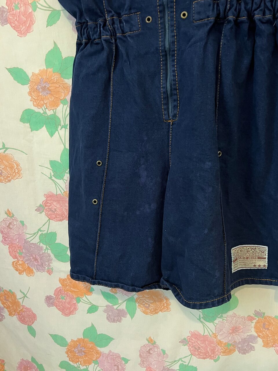 90's Royal Denim Jumpsuit