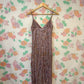 90's Paisley Textured Slip Dress