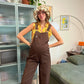 90's Brown Overalls