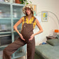 90's Brown Overalls