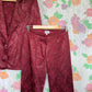 Vintage Embroidered Flower Set