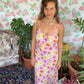 90's Pink Floral Dress