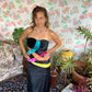 Strapless Velvet Detailed Dress
