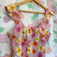 90's Pink Floral Dress