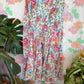90's Assimetric Flower Dress