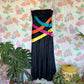 Strapless Velvet Detailed Dress