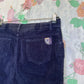 90's Blue Corduroy Skirt