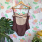 90's Brown Classic Swimsuit