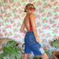 Roville 90's Flower Denim Bermuda