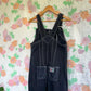 90's Black Denim Dress