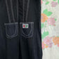 90's Black Denim Dress