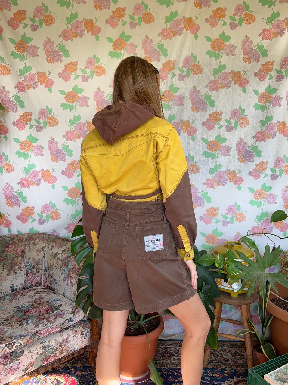Brown Octopussy Shorts