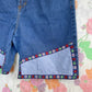Roville 90's Flower Denim Bermuda