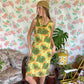 90's Unique Printed Dress