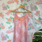 2000's Pink Dreamy Printed Dress