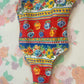 90's Deadstock Red Floral Swimsuit