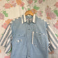 90's Denim Striped Jumpsuit