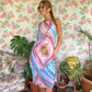 90's Artsy Printed Dress
