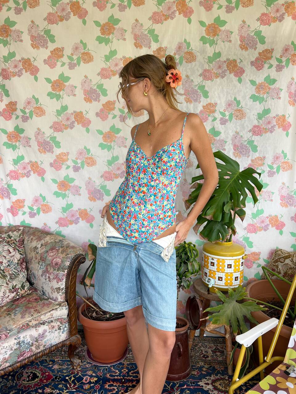 90's Garden Swimsuit