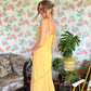 90's Yellow Fairy Slip Dress