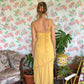 90's Yellow Fairy Slip Dress