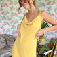 90's Yellow Fairy Slip Dress