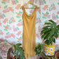 90's Yellow Fairy Slip Dress