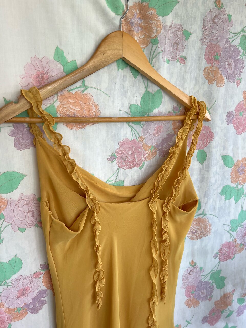 90's Yellow Fairy Slip Dress