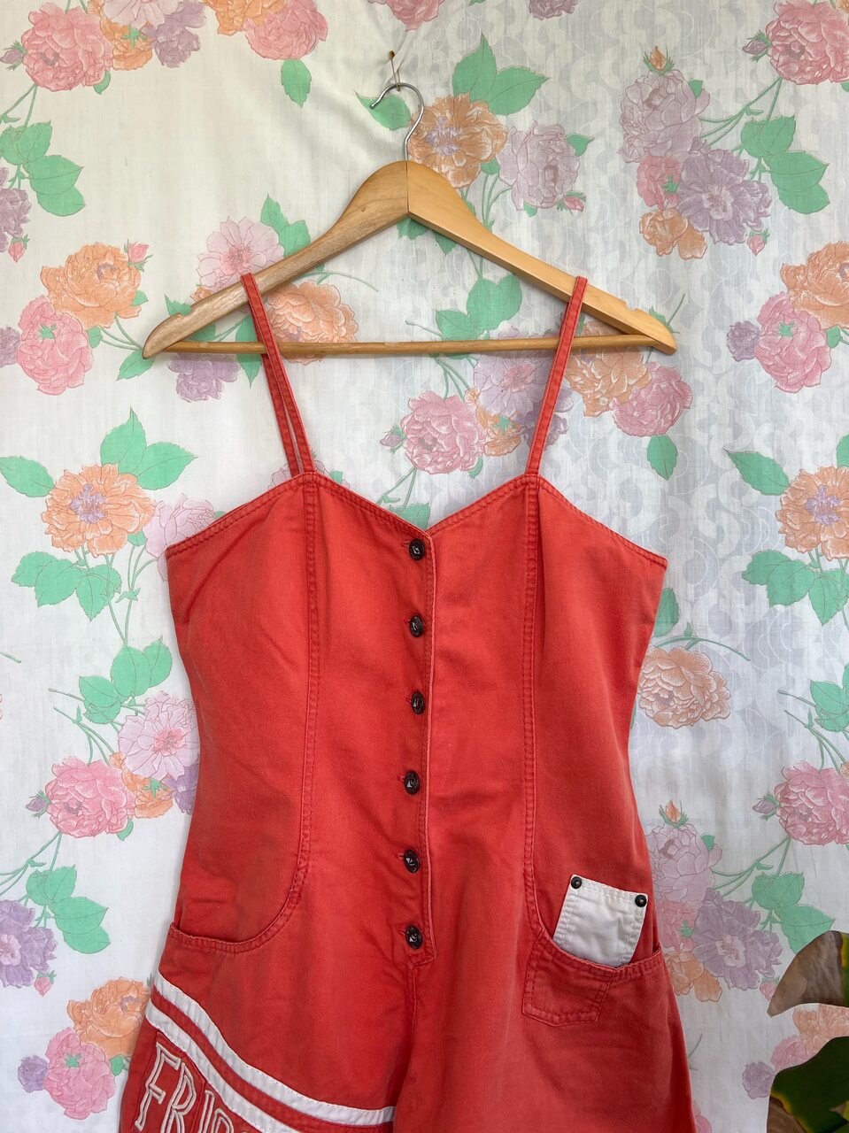 90's Terracota Denim Jumpsuit