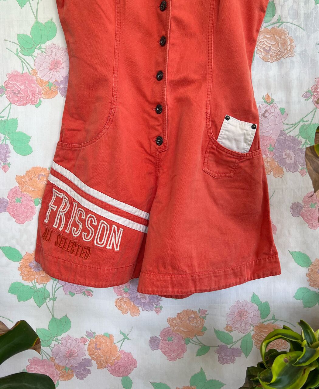 90's Terracota Denim Jumpsuit