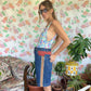 90's Unique Floral Swimsuit