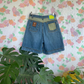 90's Patchwork Denim Shorts