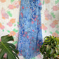 90's Blue Printed Floral Dress