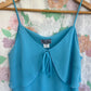 Y2K Blue Top