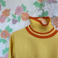 90's Yellow Turtle-Neck Sweater
